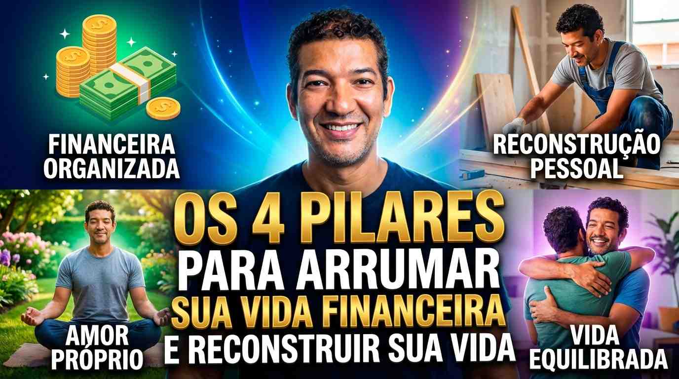 Os 4 Pilares para Arrumar sua Vida Financeira e Reconstruir sua Vida